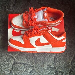 Nike Dunk Low in Bold Orange and White